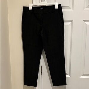 LOFT Elegant Black Ankle Pants
